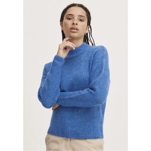 Ichi Kamara Knit Mockneck Sweater